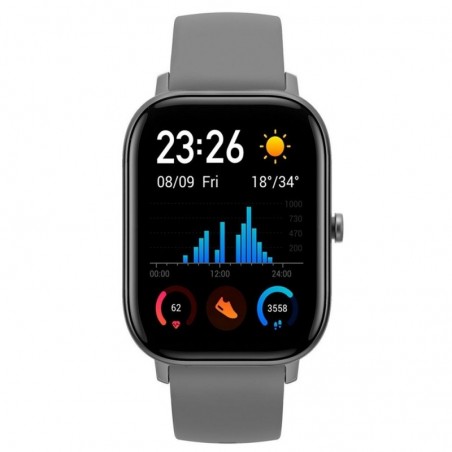 AMAZFIT Orologio Intelligente GTS Smartwatch Amoled 1.65' | Lava Black Grey