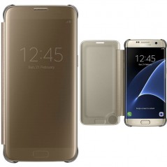 Buy Samsung Clear View EF-ZG935CF for S7 Edge G935F Gold online