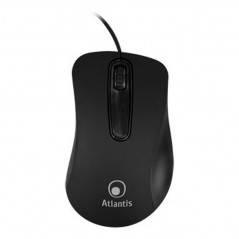 Atlantis 1000 DPI USB Wired Optical Mouse | Black