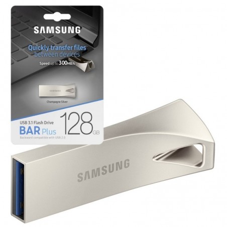 Acquista Samsung PEN BAR PLUS USB 3.1 Flash Drive 128GB | Silver (BLISTER DANNEGGIATO) in vendita