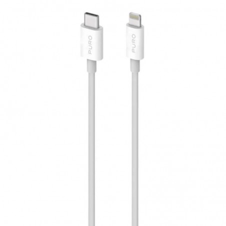 Compra Puro Cavo Apple MFI da USB-C 2.0 a Lightning 2mt | Bianco online