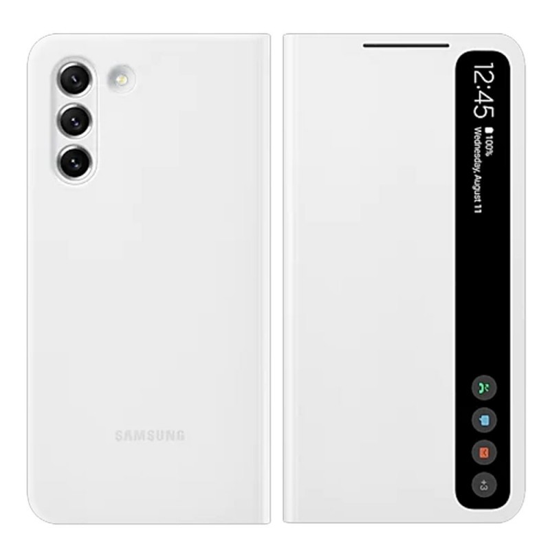 Samsung Smart Clear View Cover for Galaxy S21 FE 5G View Case