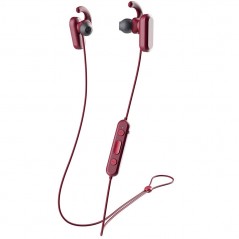 Skullcandy S2NQW Magnetic Wireless Bluetooth In-Ear Headphones | Black and Red