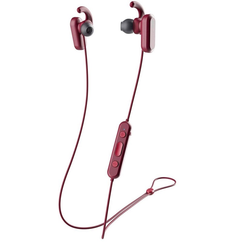 Skullcandy Auricolari IN-EAR Bluetooth S2NQW Cuffie Magnetiche Wireless | Nero e Rosso