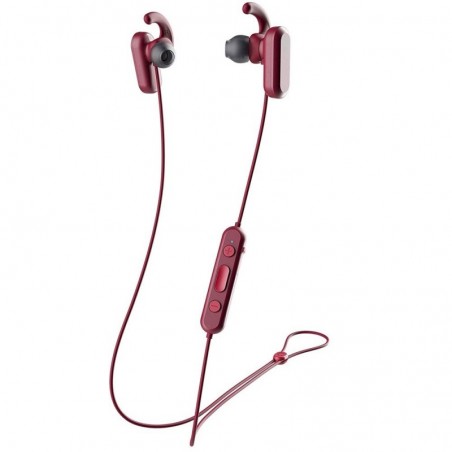 Skullcandy Auricolari IN-EAR Bluetooth S2NQW Cuffie Magnetiche Wireless | Nero e Rosso