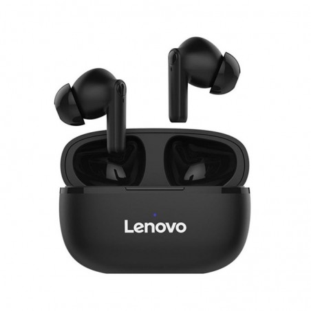 LENOVO True Wireless Earbuds HT05 Bluetooth 5.0 IPX5 Headset | White - Black