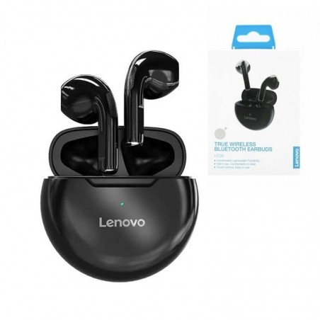 LENOVO True Wireless Earbuds HT38 Bluetooth 5.0 IPX5 Headset | White - Black