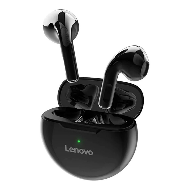LENOVO True Wireless Earbuds HT38 Bluetooth 5.0 IPX5 Headset | White - Black LENOVO True Wireless Earbuds HT38 Bluetooth 5.0 IPX5 Headset | White - Black