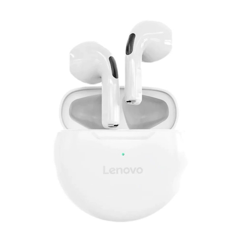 LENOVO True Wireless Earbuds HT38 Bluetooth 5.0 IPX5 Headset | White - Black LENOVO True Wireless Earbuds HT38 Bluetooth 5.0 IPX5 Headset | White - Black