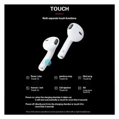 Scopri LENOVO True Wireless Earbuds HT38 Auricolare Bluetooth 5.0 IPX5 | Bianco - Nero in dettaglio