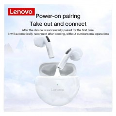 Buy LENOVO True Wireless Earbuds HT38 Auricolare Bluetooth 5.0 IPX5 | Bianco - Nero online