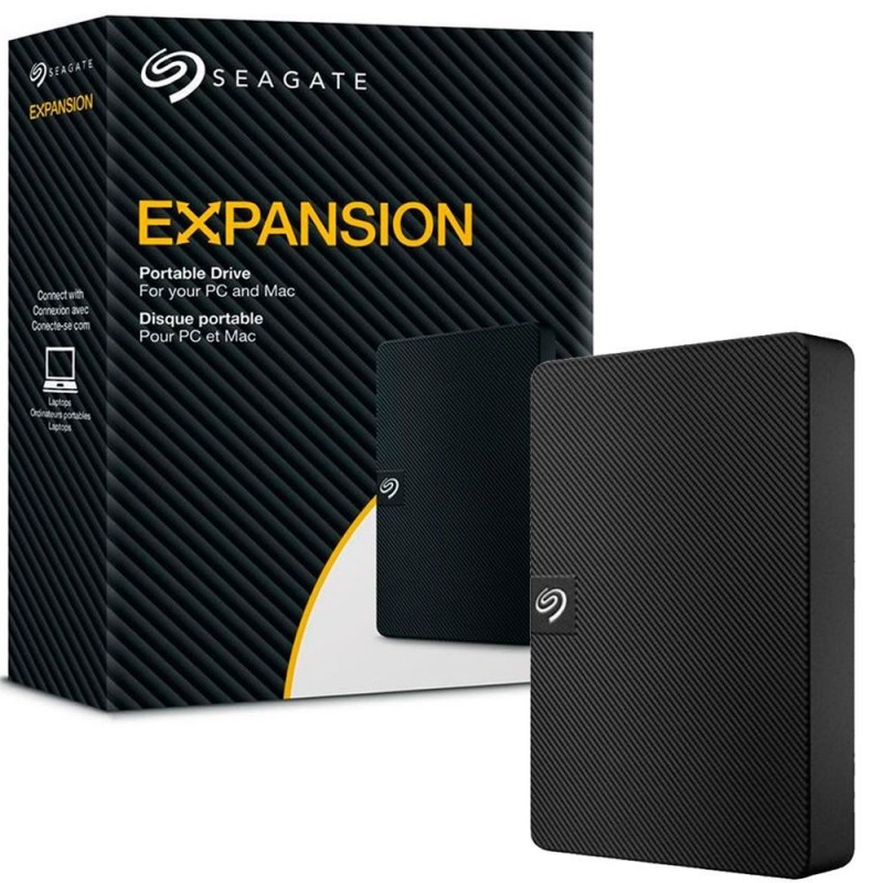 Seagate Hard Drive Expansion 1TB 2.5" USB 3.0 Memoria Portatile | Nero Seagate Hard Drive Expansion 1TB 2.5" USB 3.0 Memoria Portatile | Nero