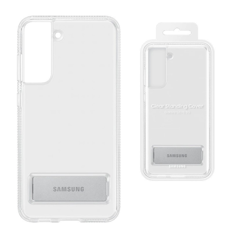 Samsung Clear Standing Cover for Galaxy S21 FE Transparent