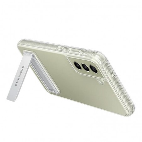 Samsung Clear Standing Cover per Galaxy S21 FE Trasparente