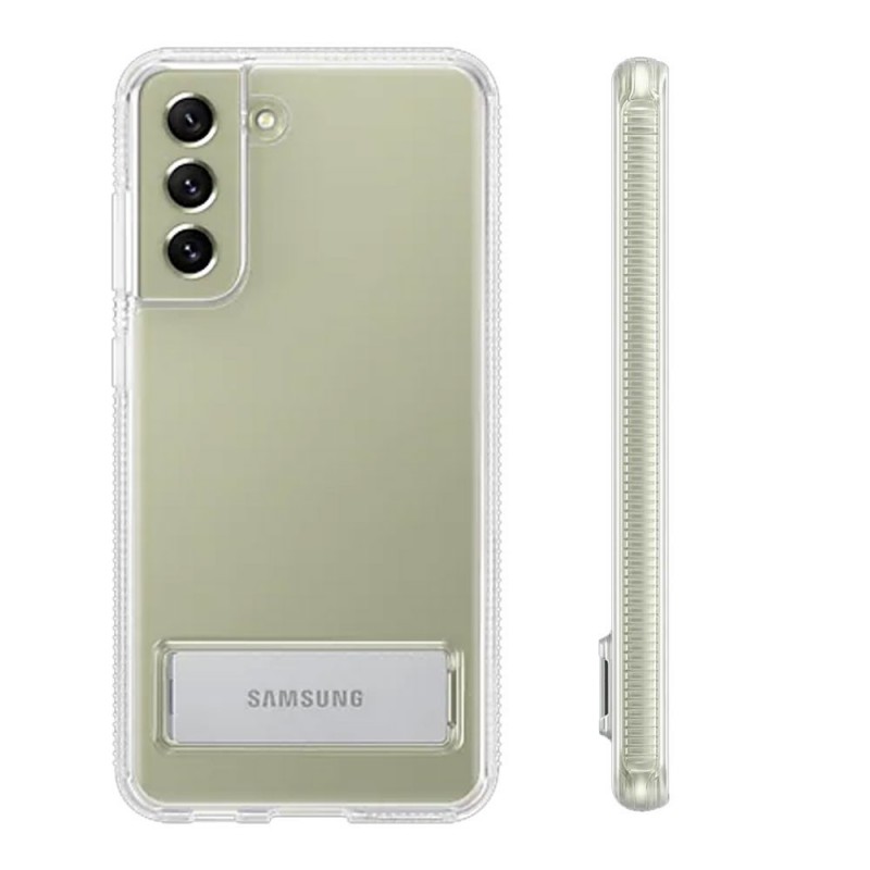 Samsung Clear Standing Cover for Galaxy S21 FE Transparent