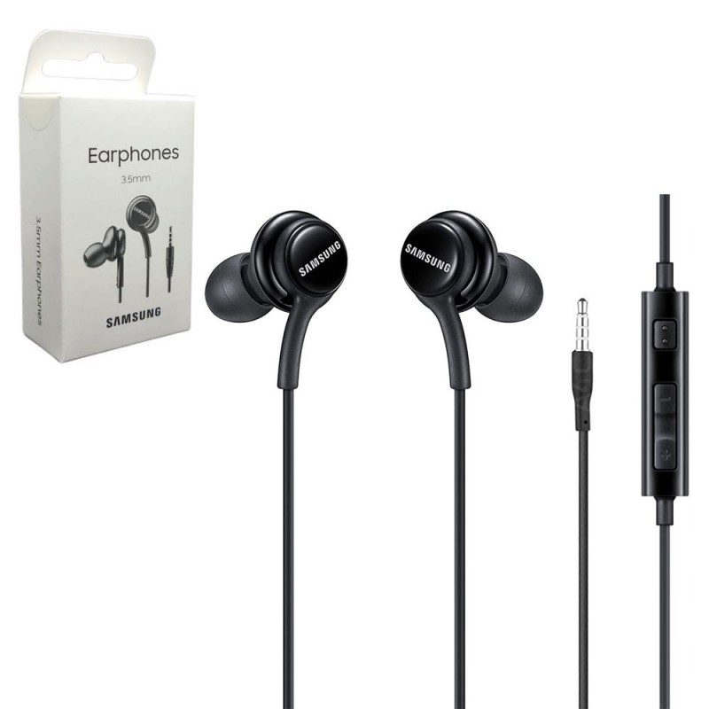 Samsung Auricolare EO-IA500BBEGWW In-Ear con Filo Jack 3.5mm | Nero confezione da 10Pz