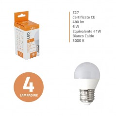 Forever Bundle up to 20pcs LED Bulbs Bulb E27 G45 6W 480lm Warm Natural Cool White IP20 for sale