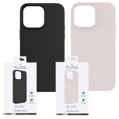 Product image Puro Icon Cover Custodia in Silicone Liquido Con Interno in Microfibra Per iPhone 14 Pro