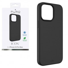 Foto di Puro Icon Cover Custodia in Silicone Liquido Con Interno in Microfibra Per iPhone 14 Pro Max - Puro