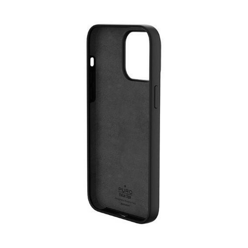 Puro Icon Cover Custodia in Silicone Liquido Con Interno in Microfibra Per iPhone 14 Pro Max