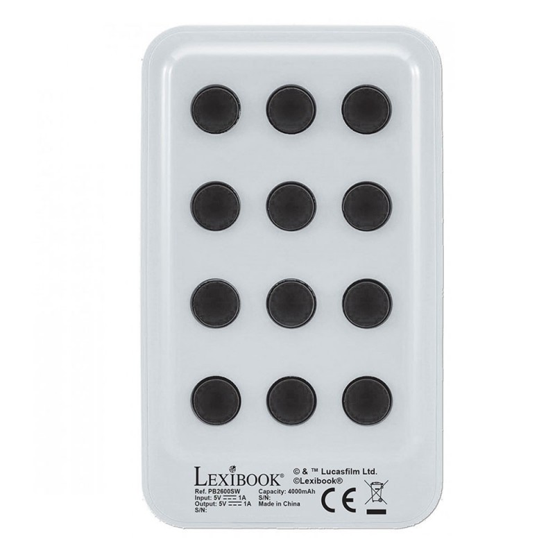 LEXIBOOK STAR WARS PowerBank 4000mah + suction cup PB2600SW