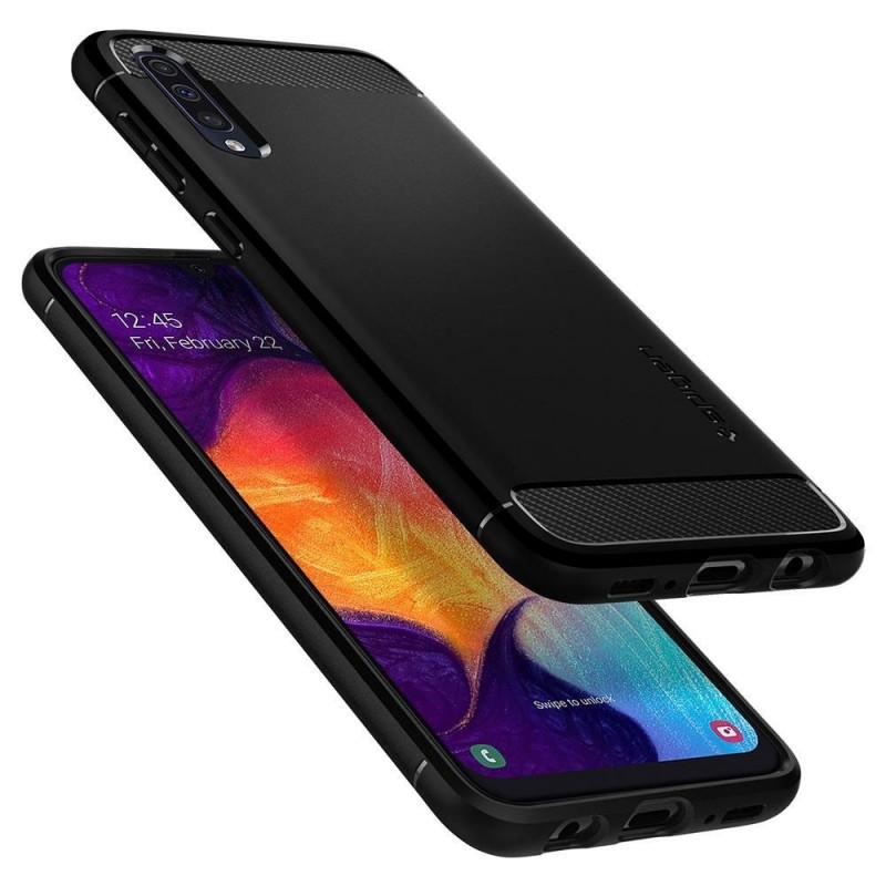 SPIGEN Armor Case for Galaxy A50 A505 - A30S A307 Case with Matte Finish Black