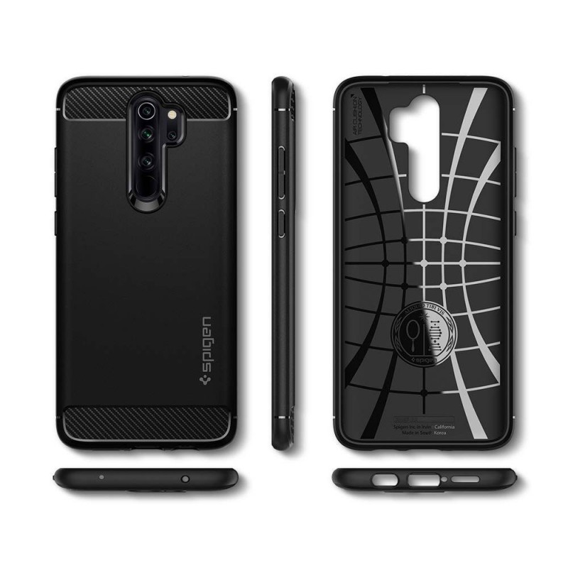 SPIGEN Armor Cover forXiaomi Redmi Note 8 Pro Case with Black Matte Finish