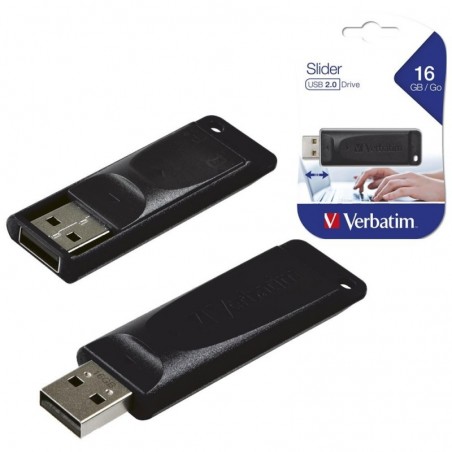 Photo of Verbatim Pen Drive Usb 2.0 Store N'Go 16gb Black - Verbatim