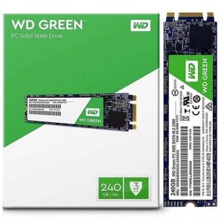 Product image Western Digital WD SSD 240GB SATA M.2 2.5" Internal Drive Green
