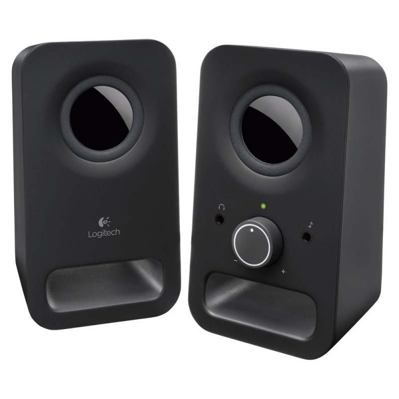Logitech Altoparlanti Stereo Multimediali Compatti Z150 6W Casse con Jack 3.5 mm Per Cuffie Logitech Altoparlanti Stereo Multimediali Compatti Z150 6W Casse con Jack 3.5 mm Per Cuffie