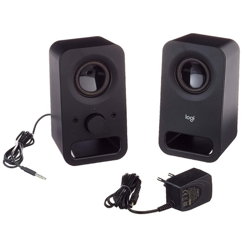 Logitech Z150 6W Compact Multimedia Stereo Speakers with 3.5mm Headphone Jack