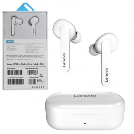 Buy LENOVO True Wireless Earbuds HT28 Auricolare Bluetooth 5.0 IPX5 | Bianco online