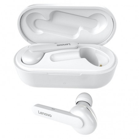 LENOVO True Wireless Earbuds HT28 Bluetooth 5.0 IPX5 Headset | White