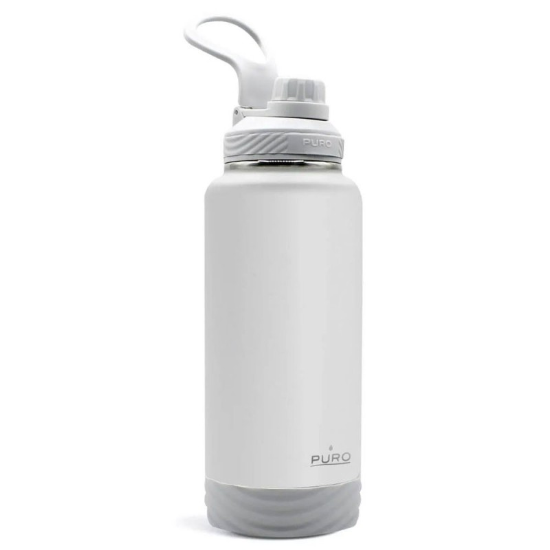 Puro Outdoor Thermal Bottle 960ml Double Wall 18/8 Stainless Steel | Light Grey