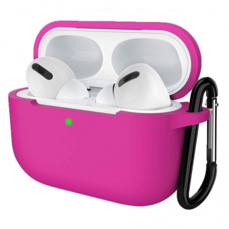 ROVI Case Silicone Phone Case for AirPods Pro with Carabiner