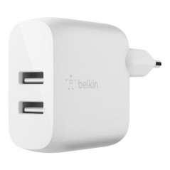 Discover Belkin Dual 24W BOOST CHARGE USB-A Wall Charger details