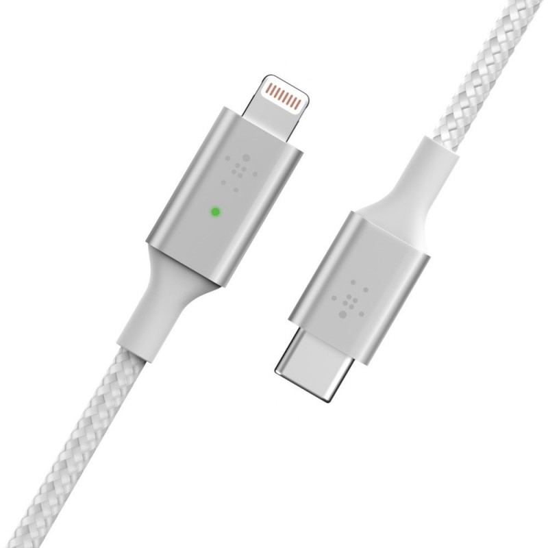 Belkin Cavo SMARTLED da USB-C a Lightning con LED intelligente BOOST CHARGE Belkin Cavo SMARTLED da USB-C a Lightning con LED intelligente BOOST CHARGE