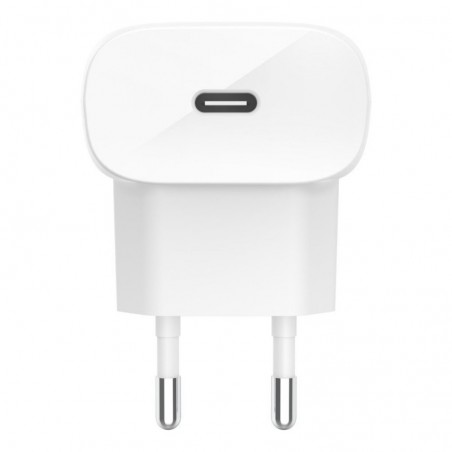 Belkin BOOST CHARGE 20W USB-C Wall Charger + USB-C to Lightning Cable White