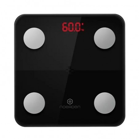 Noerden Bilancia MINIMI Pesapersone Intelligente Bluetooth Con Tecnologia Step On Vetro Temperato
