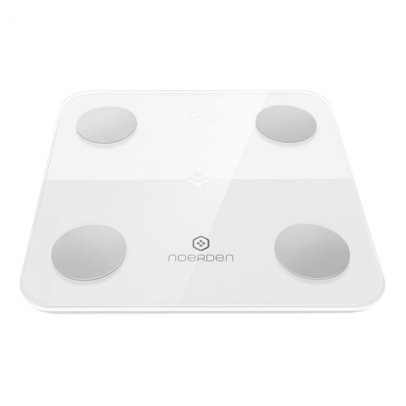 Noerden Bilancia MINIMI Pesapersone Intelligente Bluetooth Con Tecnologia Step On Vetro Temperato