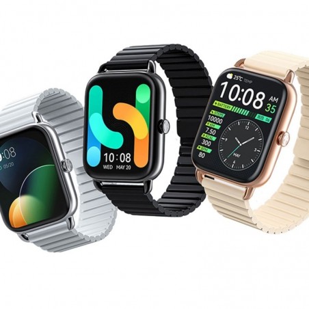 Acquista HAYLOU RS4 Plus Smartwatch Orologio Impermeabile Cardiofrequenzimetro IP68 | Silver su Smartness