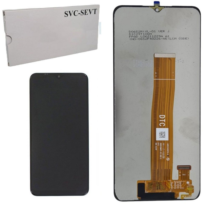 Samsung Service Pack Display LCD Per Galaxy A12 A125 | Flat DTC scritta SM-A125F in verticale