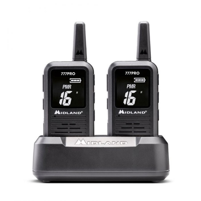 MIDLAND 777 PRO Limited Edition Radio Ricetrasmittente Portatile WALKIE TALKIE LPD PMR Twin Pack con Valigetta Soft Case MIDLAND 777 PRO Limited Edition Radio Ricetrasmittente Portatile WALKIE TALKIE LPD PMR Twin Pack con Valigetta Soft Case