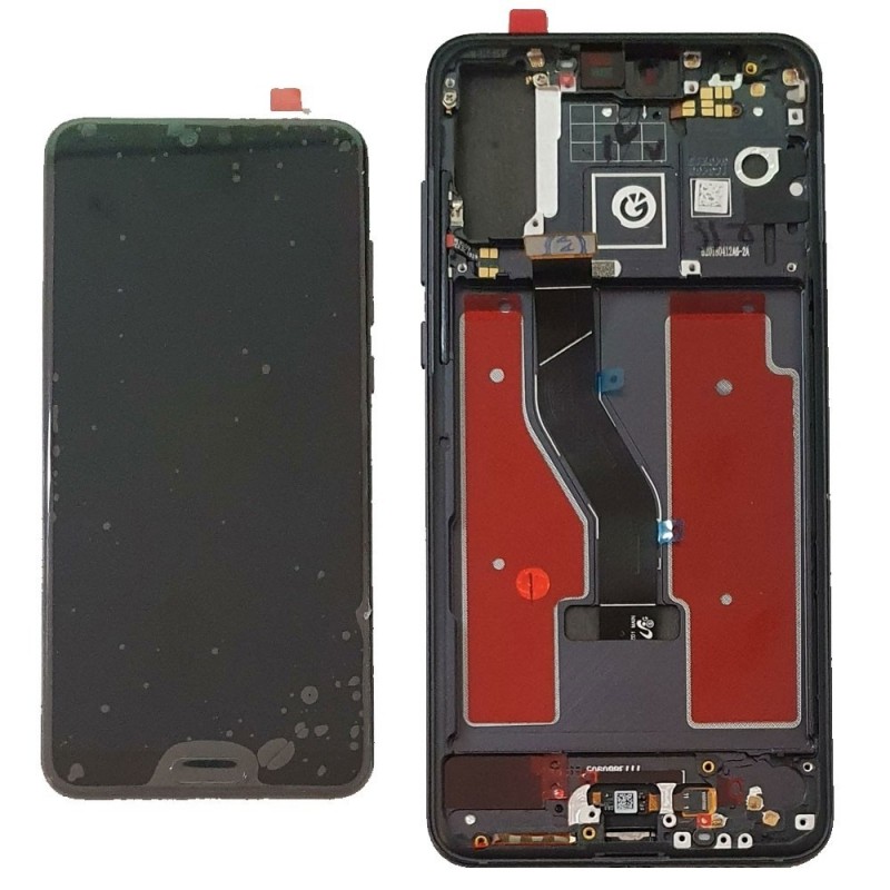 Huawei Original LCD Display with Compatible Frame + Fingerprint for P20 Pro | Black