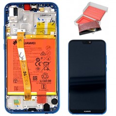 Compra Huawei Service Pack Display LCD Completo di Batteria Per P20 Lite Blue - 02351XUA online