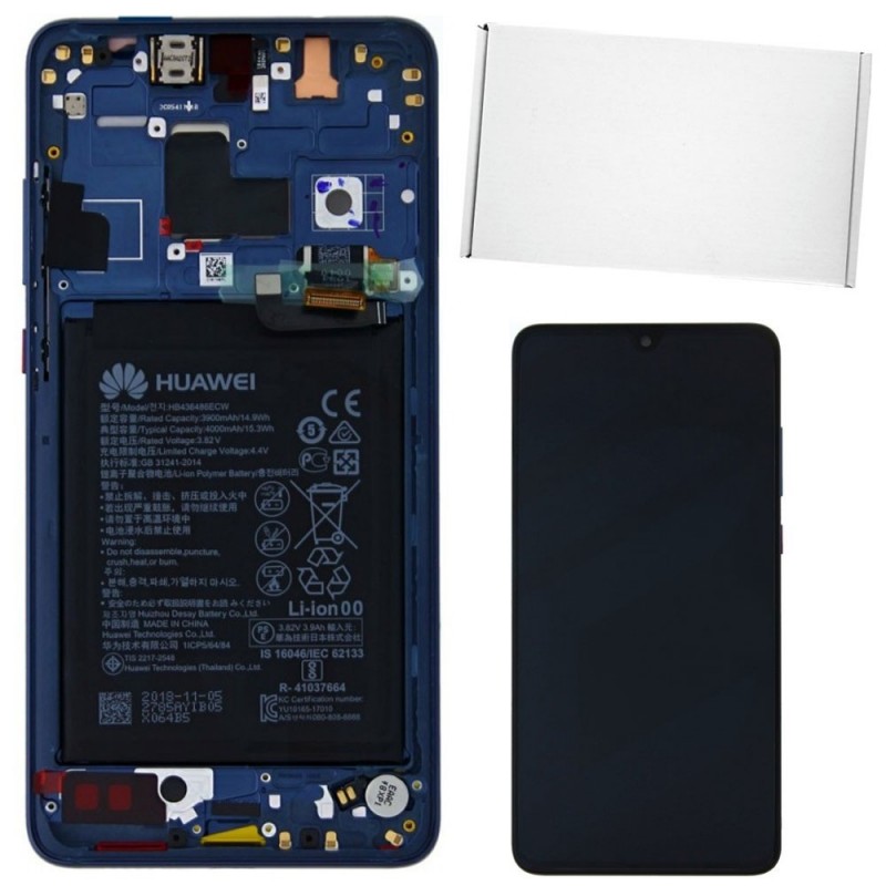 Huawei Service Pack Full LCD with Battery for Mate 20 HMA-L09 - HMA-L29 | Midnight Blue