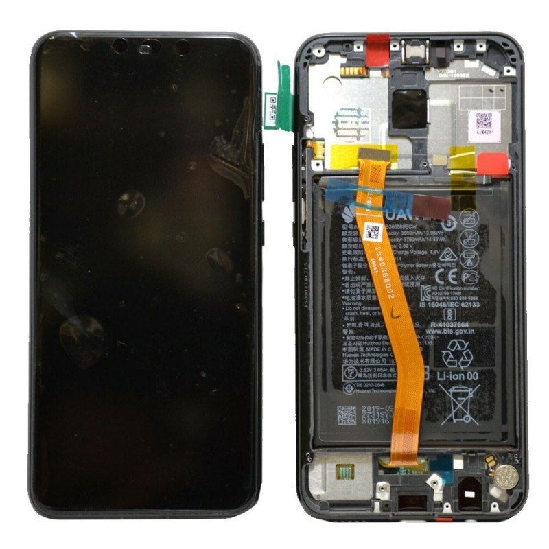 Huawei Service Pack LCD Complete with Battery for Mate 20 Lite Black - 02352GTW
