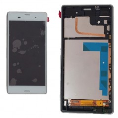 PRC LCD Display Compatible for Sony Xperia Z3 D6603 D6633 White with frame for sale