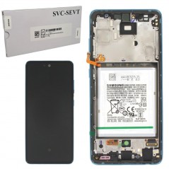 Buy Samsung Service Pack Display LCD Con Batteria Inclusa Per Galaxy A52 A525 - A52 5G A526B | Blue online