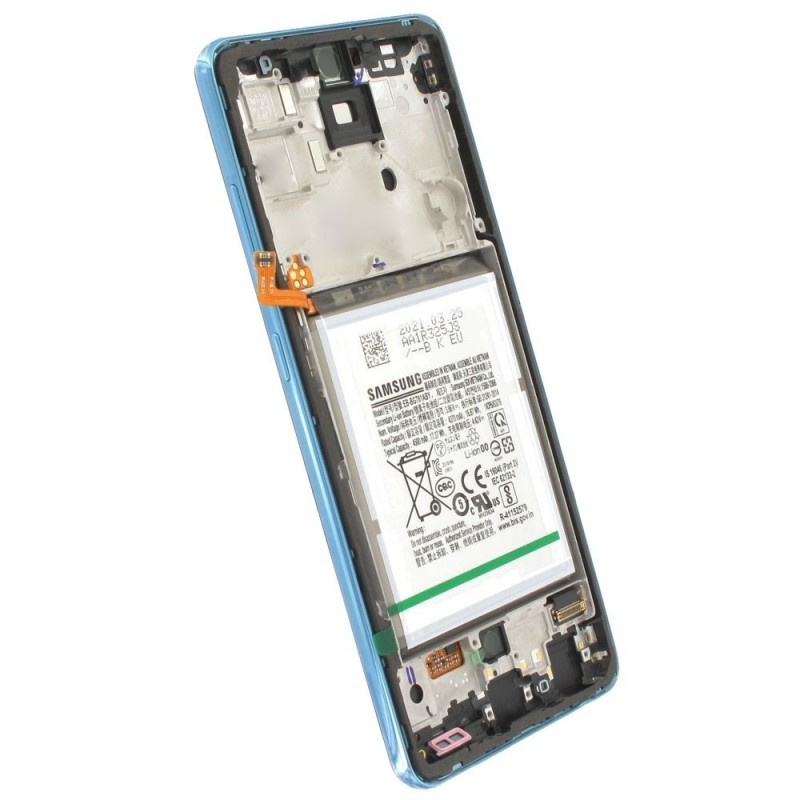 Samsung Service Pack LCD Display With Battery Included For Galaxy A52 A525 - A52 5G A526B | Blue